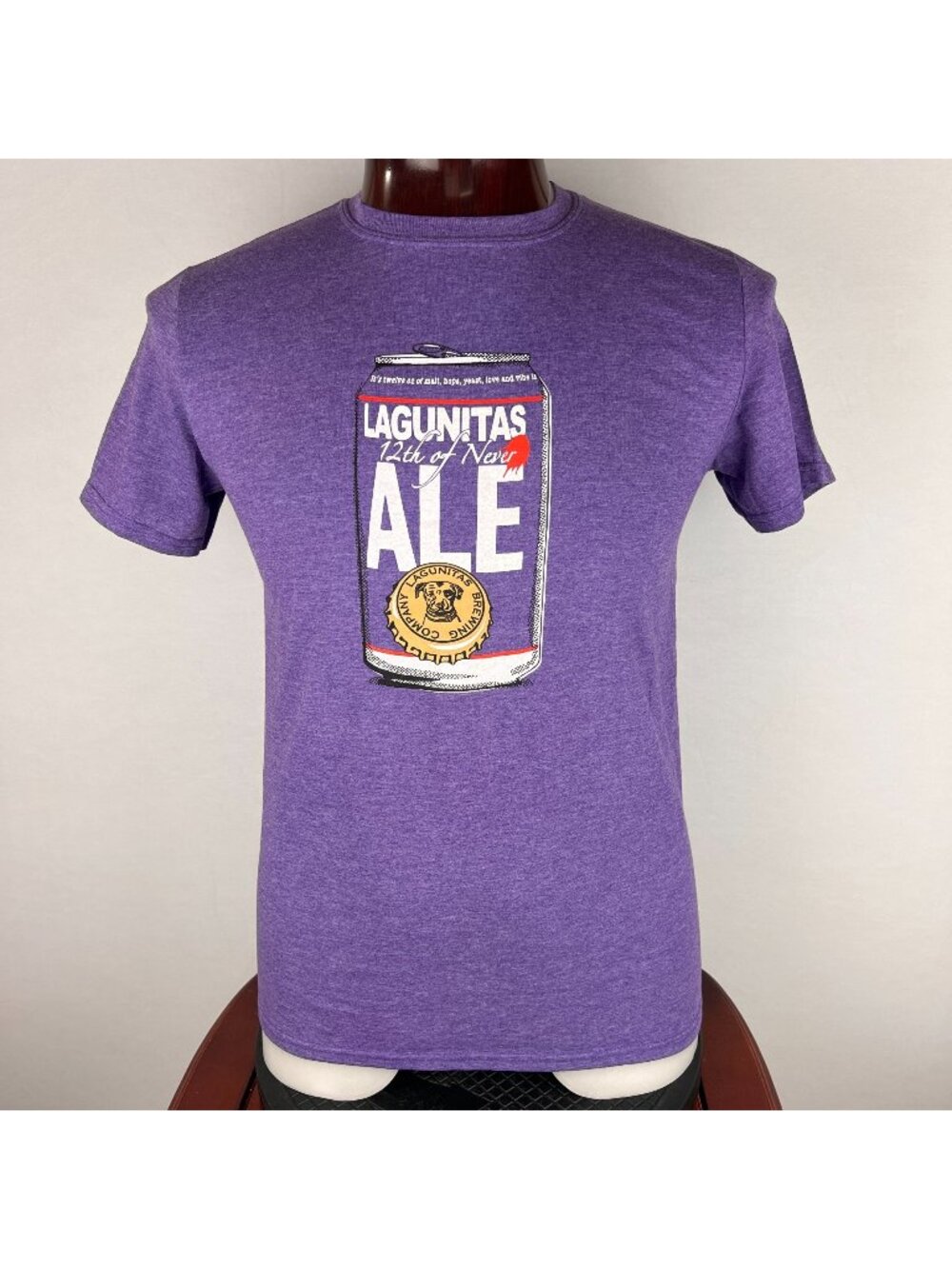 Lagunitas Brewing 12th Of Never Ale Beer Med T-Shirt Shirt